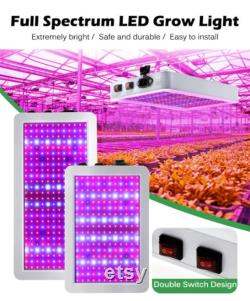 Custom LED Grow Light 2000W 3000W Waterproof Phyto lamp Full Spectrum 2 Mode Switch Veg Bloom Indoor Plant Growth Lamp