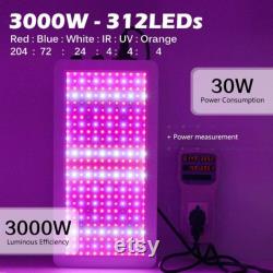 Custom LED Grow Light 2000W 3000W Waterproof Phyto lamp Full Spectrum 2 Mode Switch Veg Bloom Indoor Plant Growth Lamp