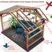 Diy 6x6 Partial Hexagon Pergola Gazebo Kit Easy Assembly For Outdoor Retreat