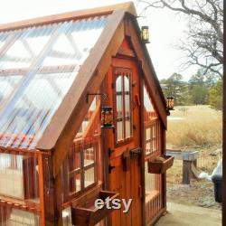 DIY 8 x 10 Greenhouse Build. Included are Both METRIC and IMPERIAL Measurements
