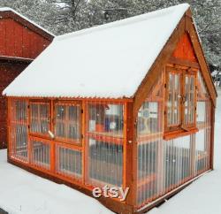DIY 8 x 10 Greenhouse Build. Included are Both METRIC and IMPERIAL Measurements