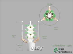 DIY Hydroponic Tower Parts Kit