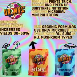 DRMyc MGP Plus (TrichEVICT) Turn your hobby into a harvest with DRMyc Mushroom Growth Promoting substrate probiotics 10 g treats 200 lbs