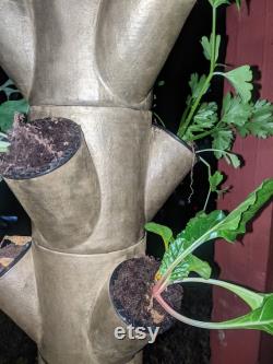 Decorative Brass Fogponic and Hydroponic Tower