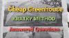 Diy Greenhouse Kratky Method Answered Questions