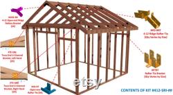 Diy Iron Open End Rafter Tie Bracket Rafter Bracket Joist Bracket Universal rafter bracket