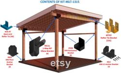 Diy Iron Open End Rafter Tie Bracket Rafter Bracket Joist Bracket Universal rafter bracket