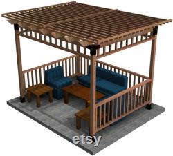 Diy Rectangle Pergola Diy Pergola Diy Pergola Plans Diy Pergola Ideas Diy Gazebo Diy Gazebo Ideas Diy Gazebo Plans Diy Grill Gazebo