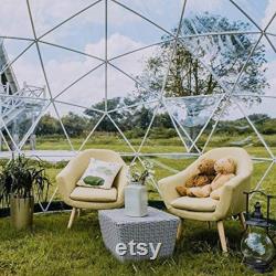 Dome 3.6m Geo Garden Dining Outdoor Igloo Pod PVC Shelter for Garden, Pubs and Restuarants