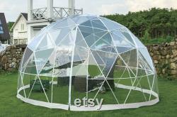 Dome 3.6m Geo Garden Dining Outdoor Igloo Pod PVC Shelter for Garden, Pubs and Restuarants