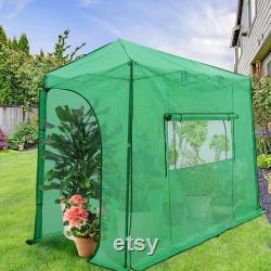 EAGLE PEAK 10x5 Portable Lean to Walk-in Greenhouse