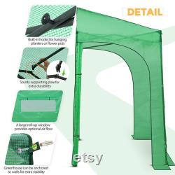 EAGLE PEAK 10x5 Portable Lean to Walk-in Greenhouse