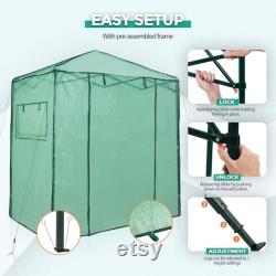 EAGLE PEAK 6 'x 4' Portable Walk-in Greenhouse Instant Pop-up Fast Setup Indoor Outdoor Plant Gardening Green House Canopy