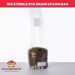 EXTRA LARGE 2kg dry fruit Monotub DIY Mushroom Grow Kit Grain, Substrate and Accessories Beginner Friendly
