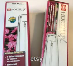 Eye Hortilux 1000 Watt Enhanced Spectrum Super HPS Grow Lamp Set of 2 NEW