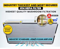 FFU Mushroom Mycology Flow Hood 2x4ft HEPA14 Fan Filter Unit