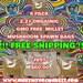 Free Shipping 6 Pack 2.25 Lb Organic Steralized Millet Mushroom Grow Bags