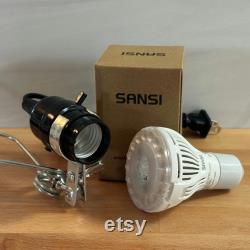 FULL SPECTRUM Growlight Includes Stand Clip Sansi 10W Full-Spectrum LED Grow Light,With Electrical Socket and Clamp Attach to Container