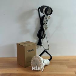 FULL SPECTRUM Growlight Includes Stand Clip Sansi 10W Full-Spectrum LED Grow Light,With Electrical Socket and Clamp Attach to Container