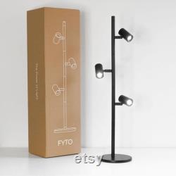 FYTO White Smart Grow Lamp, Plant Grow Light for Indoor Plants, Free Vertical Standing Grow Light, Full Spectrum Wide Illumination Area