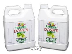 Farmer Dave's Lettuce and Leafy Greens Nutrients Fertilizer for Hydroponics and Soil Gardens