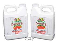 Farmer Dave's Strawberry Nutrients Fertilizer for Hydroponics and Soil Gardens