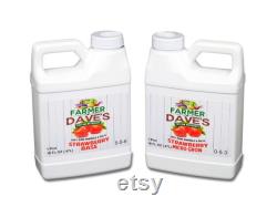 Farmer Dave's Strawberry Nutrients Fertilizer for Hydroponics and Soil Gardens