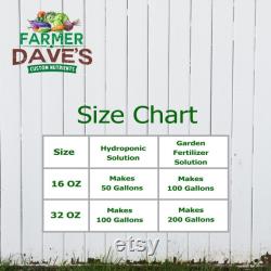 Farmer Dave's Strawberry Nutrients Fertilizer for Hydroponics and Soil Gardens