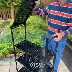 Foldable Mini Greenhouse Cold Frame for Patio Balcony Garden Portable Flat Folding Free Standing Tomato Grow Cage with Removable Shelves