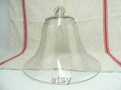French Antique Hand Blown Glass Dome Garden Globe Cloche de Maraîcher Cloche a Melon Antique Plant Bell