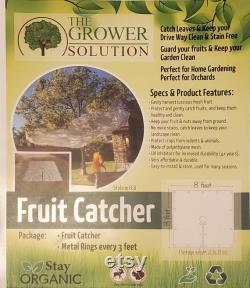 Fruit Catcher and leaf catcher ships from usa made in usa 32 ft x 32ft