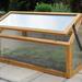 Garden Grow Polycarbonate Wooden Cold Frame Greenhouse Outdoor Planting Shelter