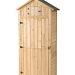 Garden Storage Shed Outdoor Wooden Tool Storage Cabinet Arrow Tool Shed Organizer Fir Wood Lockers For Home, Lawn, Yard