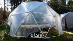 Geodesic Dome Hubs Only Kit for Building a 2v Standard Geodesic Dome 11 to 20 wide, using 1 PVC pipe.