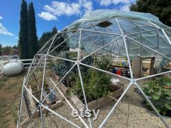Geodome, greenhouse, garden