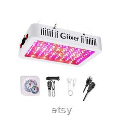 Giixer 1000W LED Grow Light double switch and Two Chip Full Spectrum Indoor Hydroponic Plants Vegetables and Flowers 10W LEDs 100 Pieces