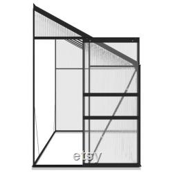 Greenhouse Anthracite Aluminum Full Kit 274.3 ft, 50.3 x 144.8 x 51.5 78.3