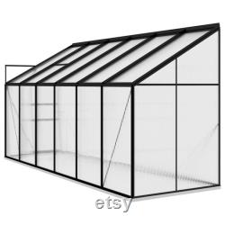 Greenhouse Anthracite Aluminum Full Kit 274.3 ft, 50.3 x 144.8 x 51.5 78.3