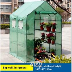 Greenhouse Frame Rack Cover Complete Set Planter House Canopy Outdoor Plant Garden Grow Growing House