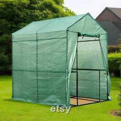 Greenhouse Garden Shed Green House 1.9X1.2M Storage Plant Lawn