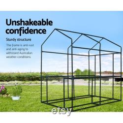 Greenhouse Garden Shed Green House 1.9X1.2M Storage Plant Lawn
