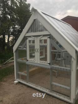 Greenhouse Plans for the Backyard, IMPERIAL and METRIC measurements DIY How to Build an 8 x 10 Greenhouse