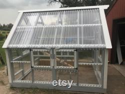 Greenhouse Plans for the Backyard, IMPERIAL and METRIC measurements DIY How to Build an 8 x 10 Greenhouse