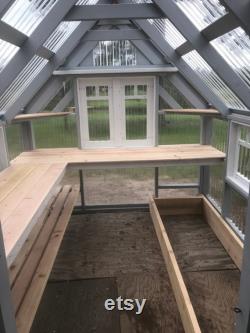 Greenhouse Plans for the Backyard, IMPERIAL and METRIC measurements DIY How to Build an 8 x 10 Greenhouse