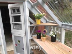 Greenhouse Plans for the Backyard, IMPERIAL and METRIC measurements DIY How to Build an 8 x 10 Greenhouse