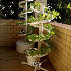 Greenhouse Skyplant Hydroponic Tower vertical hydroponic nft system Family Plant Grow