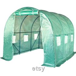 Greenhouse for Outdoors Greenhouse Walk-in Green House L9.8'xW6.5'xH6.5' Plastic