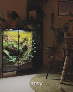 Greenhouses Glass-door cabinet, MILSBO, 39 3 4 x 15 x 39 3 8 Green