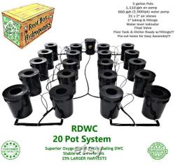 Grow 20 4 Row Recirculating Deep Water Culture RDWC System DWC