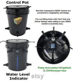 Grow 24 4 Row Recirculating Deep Water Culture RDWC System DWC